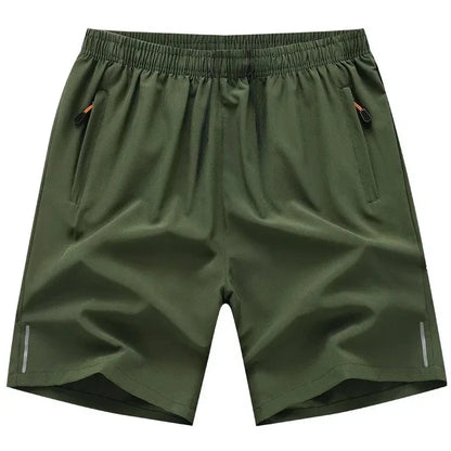 Men's Summer Sports Shorts - Quick-Dry Breathable Ice Silk Running Gym & Beach Shorts
