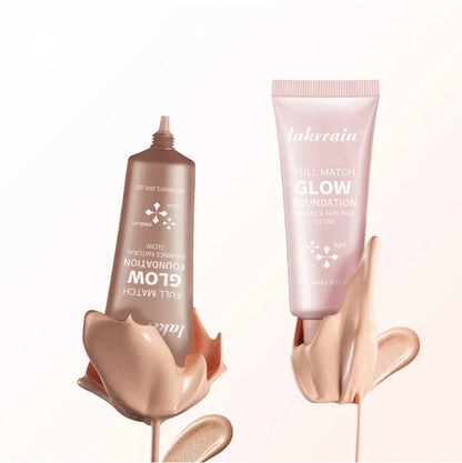 Glow Foundation Illuminator – Lightweight Glotion for Natural Radiance, Moisturizing Multi-Purpose Glow Enhancer & Highlighter