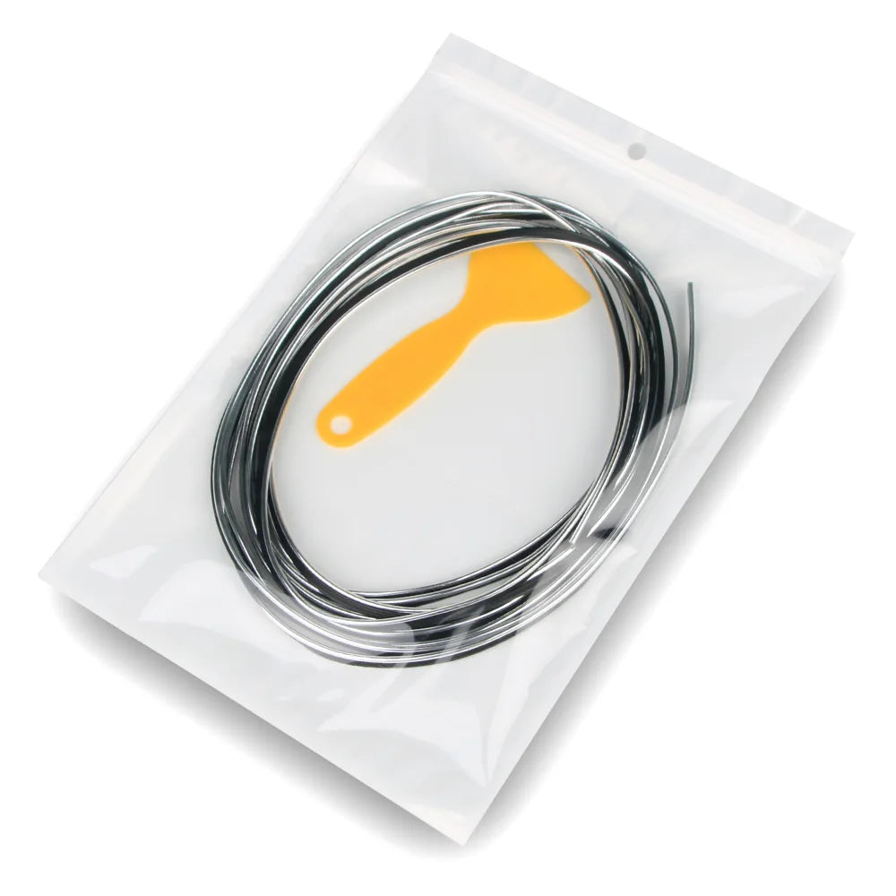 SEAMETAL Car Interior Molding Trim Strips – Flexible Anti-Scratch 5m Decoration Line for Dashboard & Car Styling Accessories