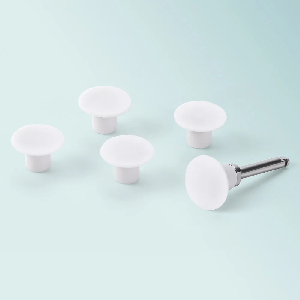 JoyDental 20pcs Dental Silicone Composite Polishers – 3 Shapes (Cup, Inverted Cone, Point) 2.35mm for Finishing & Polishing