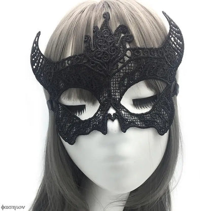 Halloween Lace Velvet Mask — Sexy Unisex Masquerade Eye Mask for Party, Prom, Costume & Cosplay Gifts