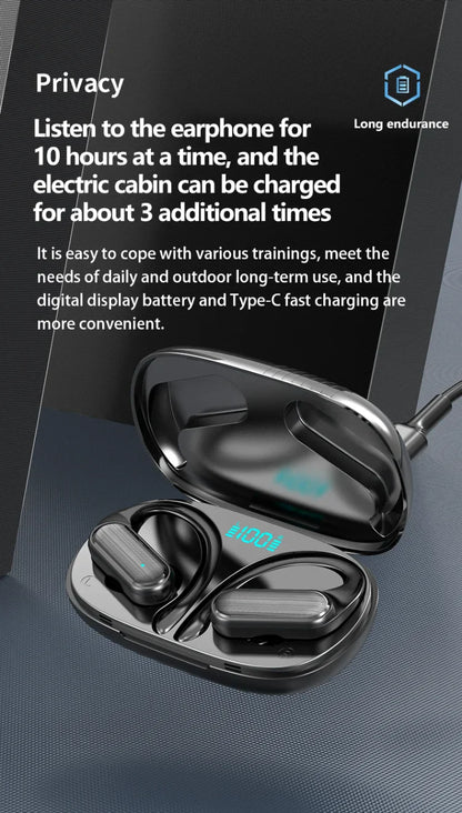 Bosebye A520 Bluetooth 5.3 TWS Earphones - HiFi Stereo, Waterproof Wireless Sports Earbuds with Mic and Touch Control