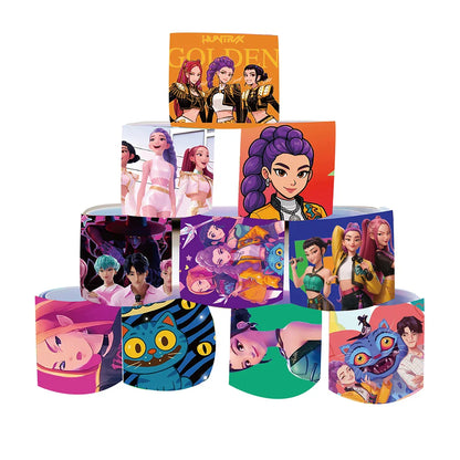 12/24/36/48PCS K-POP Demon Hunters Slap Bracelets – Birthday Party Favors, Christmas Stocking Fillers for Kids