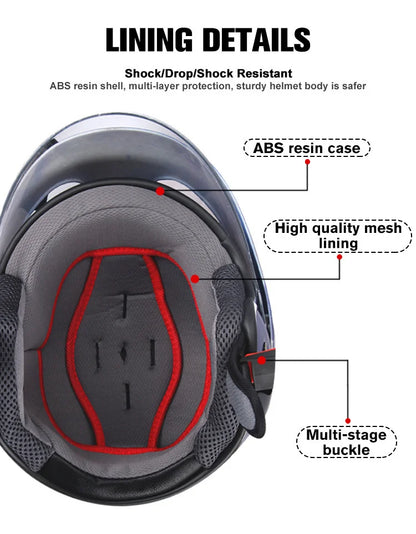 Child Motorcycle Helmet (3-9 Years) – ABS Unisex Safety Motocross & ATV Cross Helmet for Bicycle & Downhill Riding