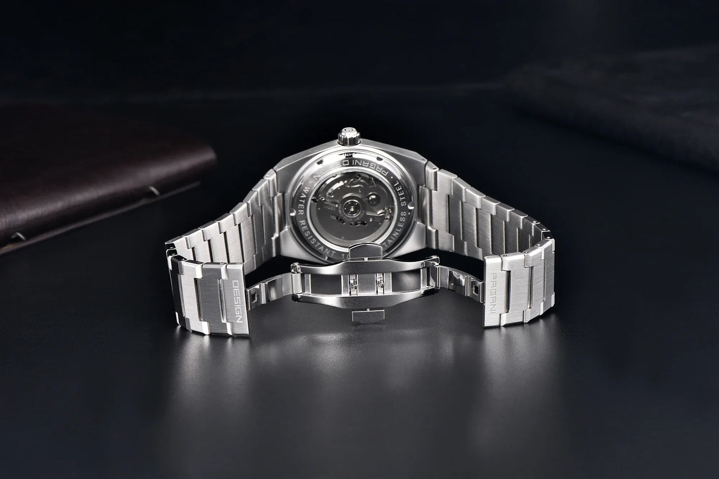 Pagani Design 2024 Men’s Automatic Mechanical Watch – Luxury Sapphire AR Coating, Stainless Steel, 10BAR Waterproof