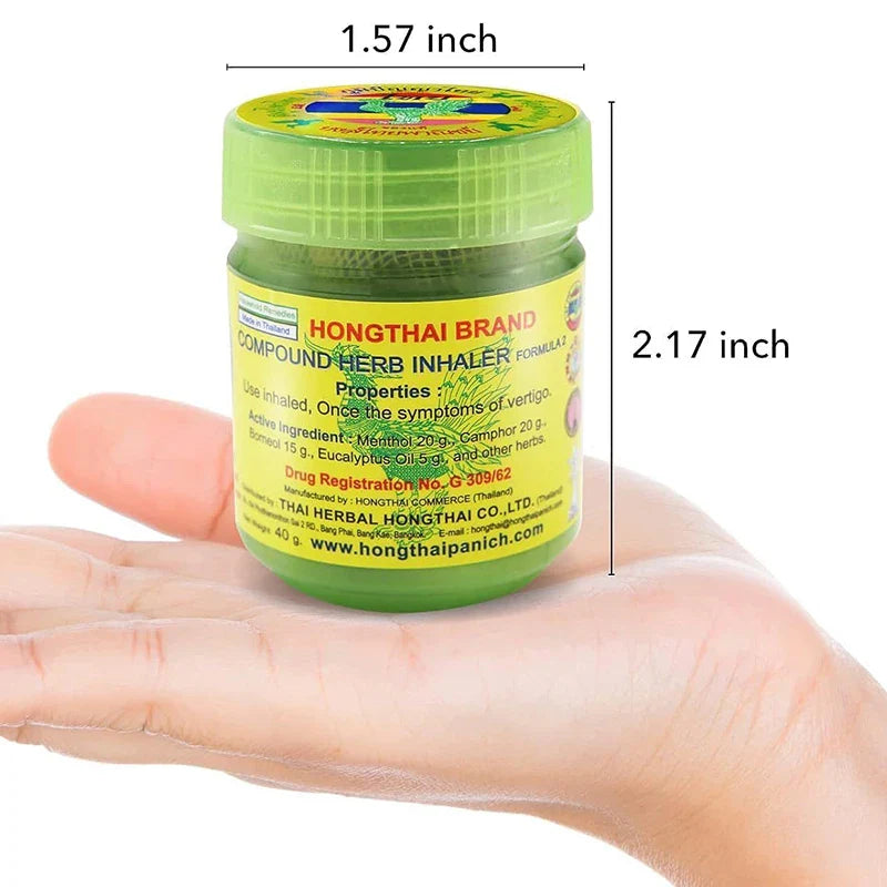 1 Bottle Thai Herbal Inhaler — Natural Nose Care & Health Tool