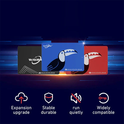 WALRAM SSD 240GB, 120GB, 480GB – 2.5" SATA3 Solid State Drive for Desktop & Laptop, Available in 128GB, 256GB, 512GB, 1TB