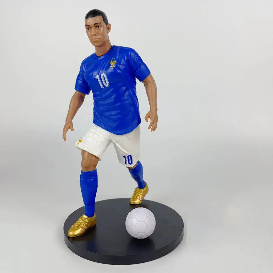 Football Star Action Figures – C. Ronaldo, Messi, Mbappe Cartoon Model Dolls Car Accessories Gifts (1-5pcs)