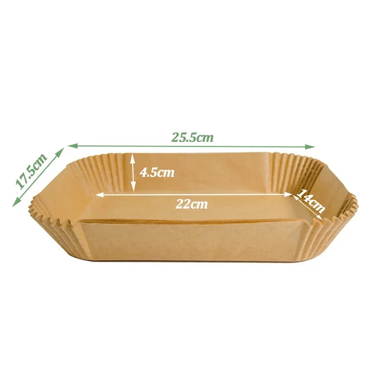 Disposable Air Fryer & Baking Paper — Non-Stick, Oilproof Mat for Microwave, Barbecue & Kitchen Accessories