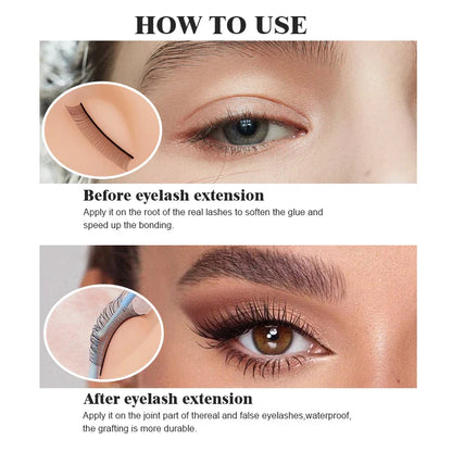 NATUHANA Super Bonder Eyelash Glue – Quick-Drying Long-Lasting Adhesive for Eyelash Extensions