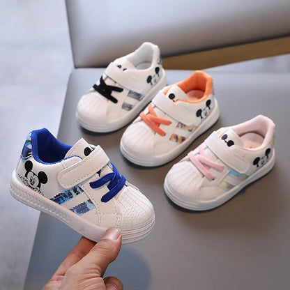 Children’s Casual Sports Shoes — Boys & Girls Soft-Soled Small White Shoes, Fashionable & Comfortable Sneakers