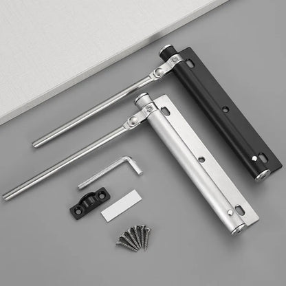 Lightweight Stainless Steel Automatic Door Closer – Quiet Residential Use with Screw Accessories