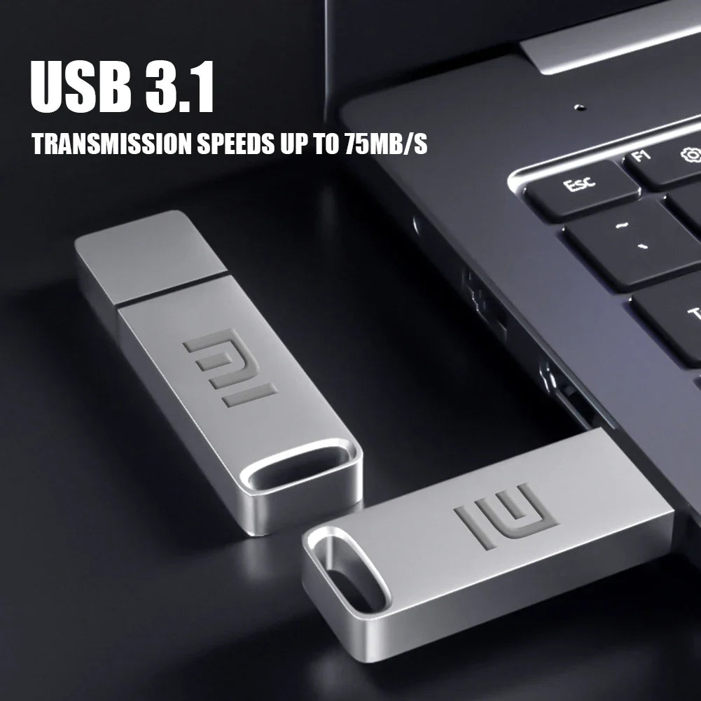 Original Xiaomi 2TB USB 3.0 Pen Drive – High-Speed Metal Flash Storage, Waterproof