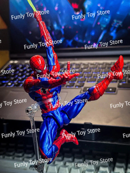 In Stock CT Toys Spiderman Figure – Amazing Yamaguchi Spider-Man 2.0 & Agent Venom Mafex Anime Action Figure, Custom Gifts