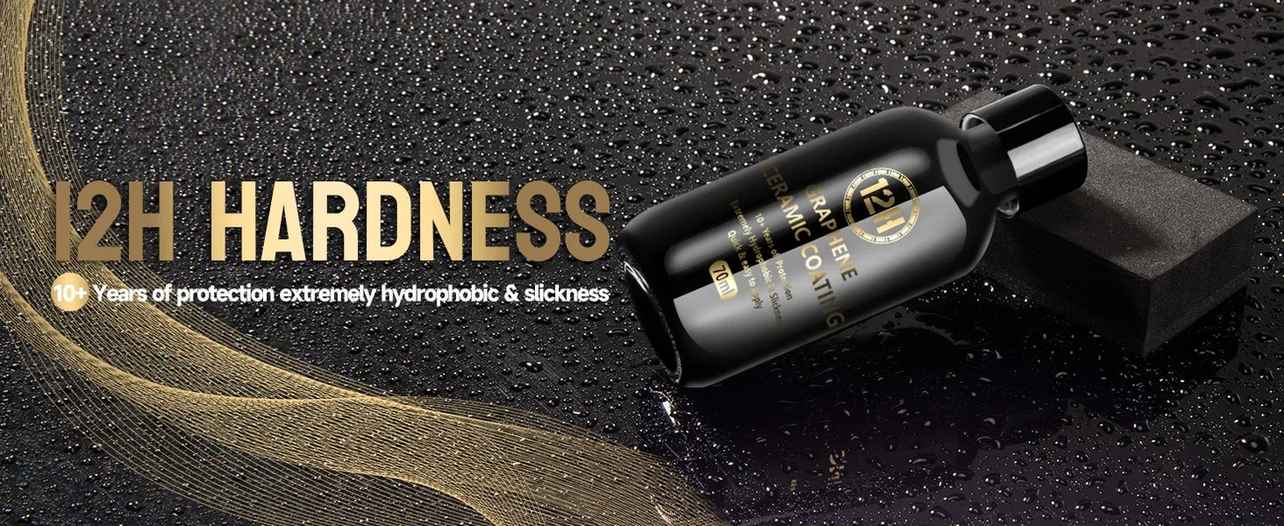 Graphene Ceramic Coating – 12H/20H Self-Healing UV Protection for Professional Car Detailing (10+ Years)