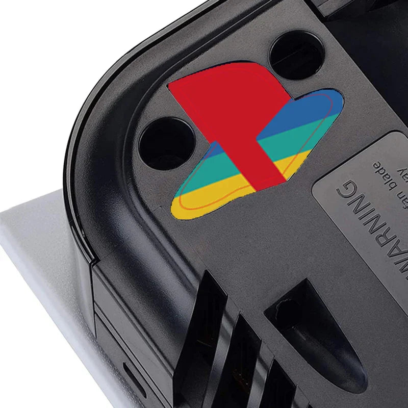 DATA FROG Custom Vinyl Decal Skins for PS5 - Logo Underlay Sticker for PS5 Console Disc and Digital Versions (2023)