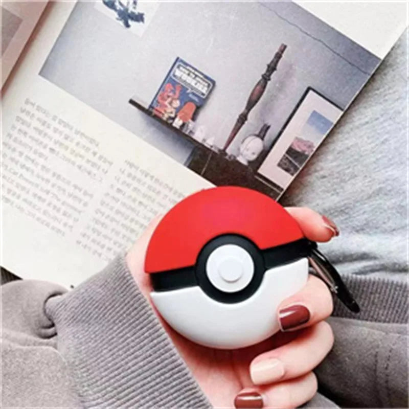 3D Cartoon Silicone Case for AirPods 4 (2024) & AirPods Pro 2/3 — Protective Earphone Charging Cover with Hook