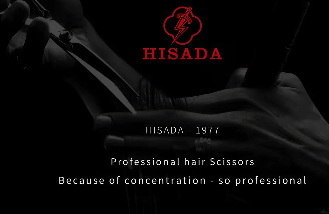 HISADA Professional Hairdressing Scissors – 6.0 Inch VG10 Barber Scissors for Salon Hair Cutting