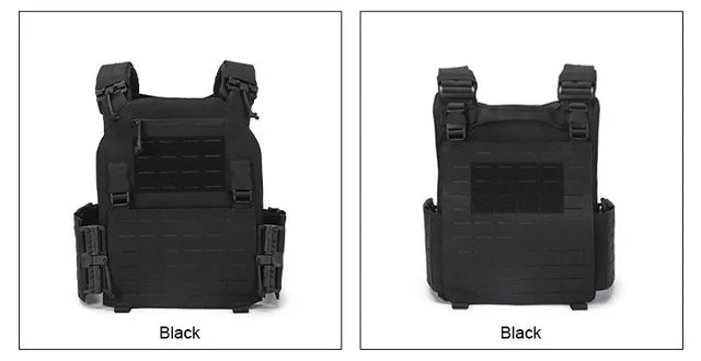 New 6094 Tactical Vest – Quick Detachable, Lightweight Laser-Cut Combat Gear with Protective Plate Carrier