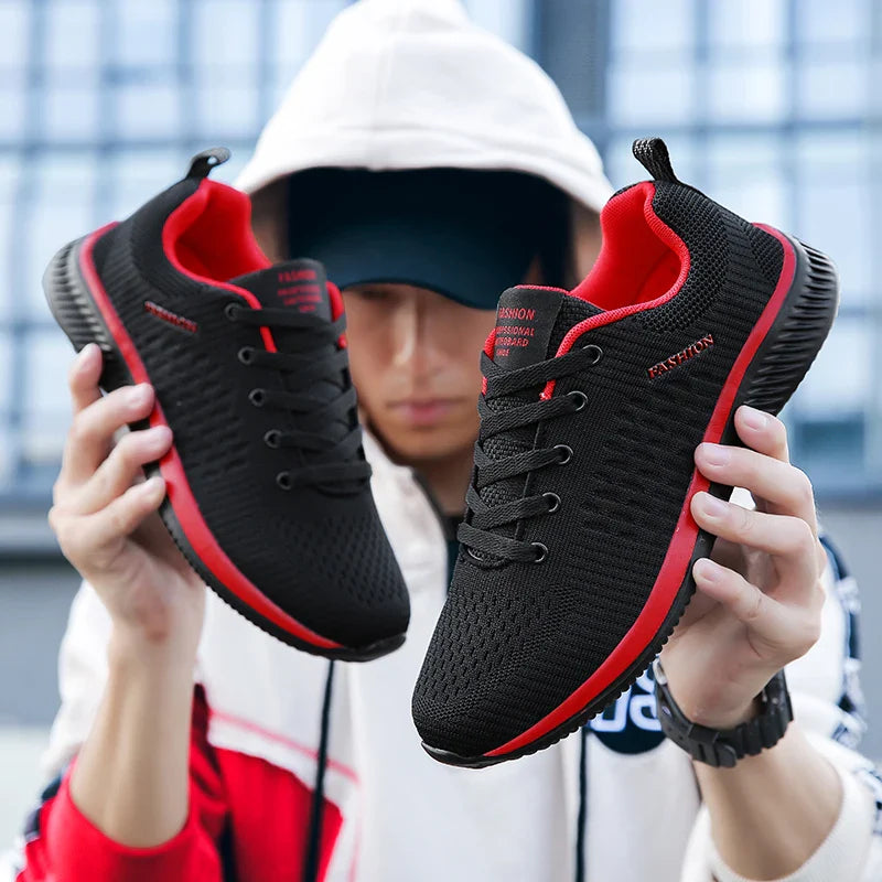 Men's Running Sneakers & Women's Lightweight Sport Shoes - Breathable Mesh Casual Moccasins Fashion Sneakers
