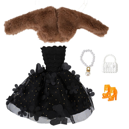 30cm Doll Clothes & Accessories – Dress for Babi, Blyth, 1/6 BJD Dolls, Birthday & Christmas Gift for Girls