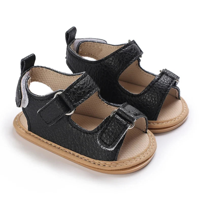 Infant Boy Pre-Walker Sandals - Breathable Soft Sole Casual Walking Shoes for 0–1 Year
