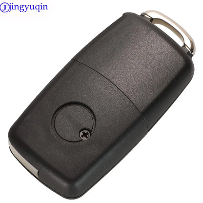 Jingyuqin VW Beetle, Golf, Passat, Jetta Flip Key Remote Transmitter Fob - 315MHz ID48, 1J0959753AM, 1J0959753DC
