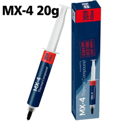 MX4 CPU Thermal Paste: High-Performance Processor Grease for CPU, GPU, Printer HeatSink - Available in 4G, 8G, and 20G Sizes