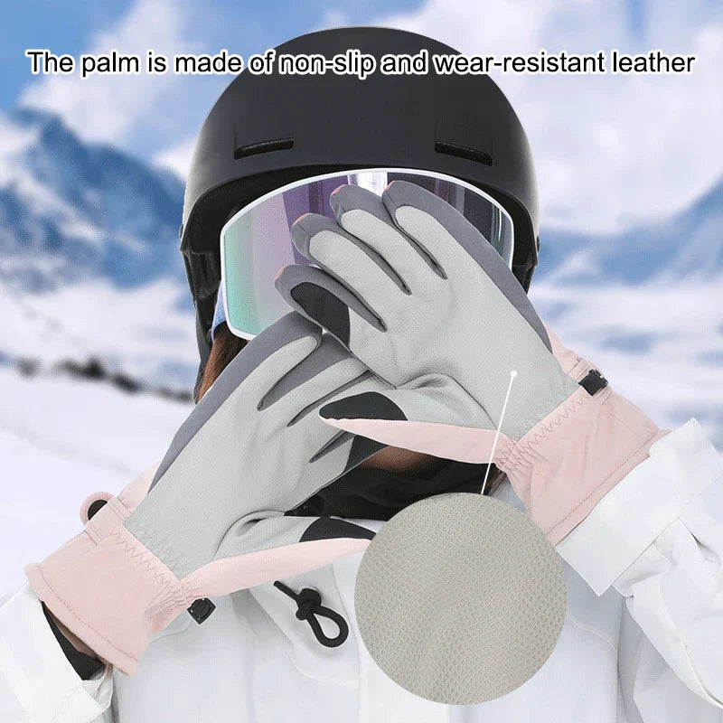 Waterproof Winter Gloves – Warm Snow, Ski and Snowboard Gloves for Men and Women, Motorcycle Riding and Touch Screen