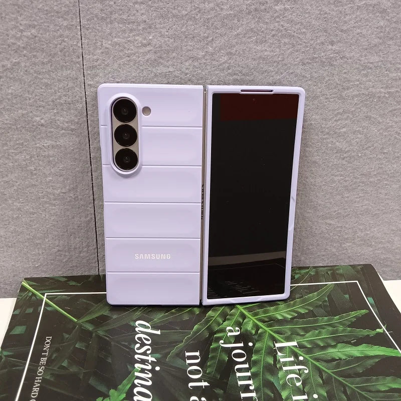 Skin Feel Phantom Shield Case for Samsung Galaxy Z Fold 3-7 – 2-Piece Protective Shockproof Back Cover Set