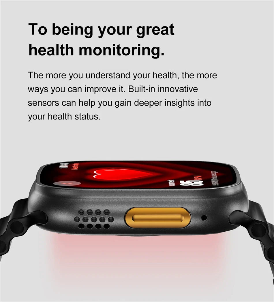 2025 DT Ultra 3 Pro Smartwatch – NFC, Bluetooth Call, Music & Video, Waterproof for Android & iOS, 32GB