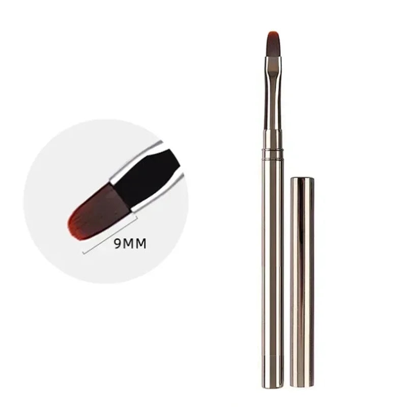 Nail Glue Phototherapy Pen & UV Gel Brush - Acrylic Nail Art Liner Brush for Painting, Drawing, and Professional Manicure Tools