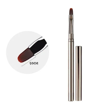 Nail Glue Phototherapy Pen & UV Gel Brush - Acrylic Nail Art Liner Brush for Painting, Drawing, and Professional Manicure Tools