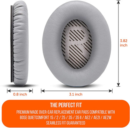 Replacement Memory Foam Ear Pads for BOSE QC35, QC35 II & QC45 Headphones | High-Quality Ear Cushions