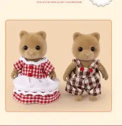 Simulation Forest Rabbit Family Playset – Mini DIY Rabbit & Bear Figure Toys for Kids Gifts