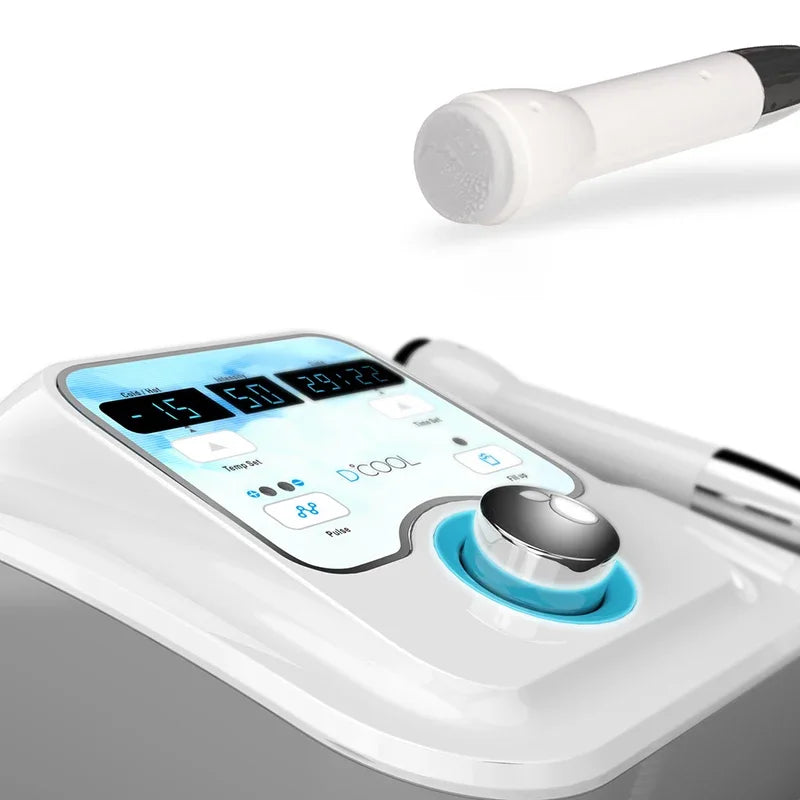 2025 NEW Dcool Portable Beauty Device – Hot & Cool EMS Electroporation Machine for Skin Tightening and Anti-Puffiness Facial Care