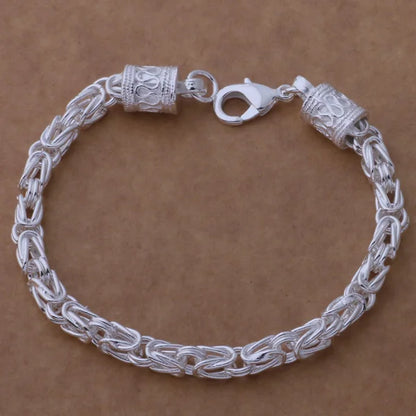925 Sterling Silver Bead Bracelet – High-Quality Romantic Chain for Women, Fashion Jewelry Gift for Engagement, Party & Wedding