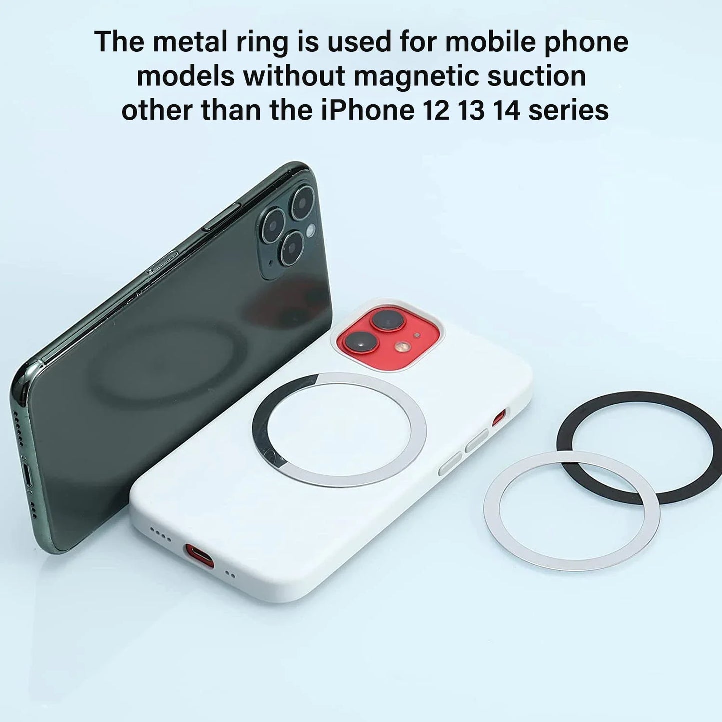 Magnetic Ring Holder for iPhone 14/13/12 – MagSafe Phone Stand & Wall Mount, Universal Car & iPad Holder