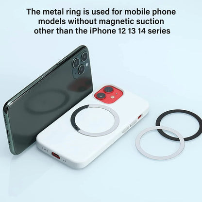 Magnetic Ring Holder for iPhone 14/13/12 – MagSafe Phone Stand & Wall Mount, Universal Car & iPad Holder