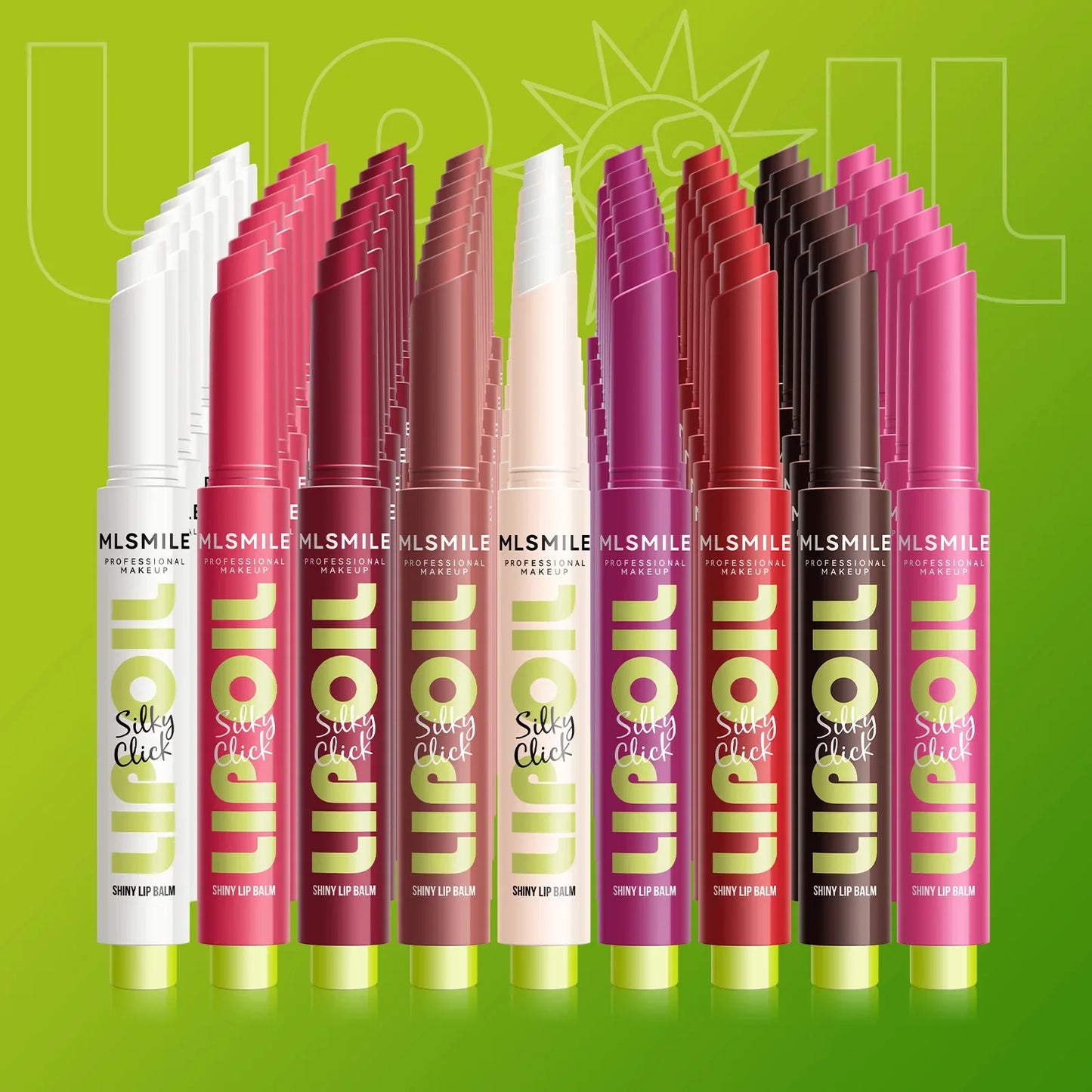 MLSMILE Multi-Color Silky Click Hydrating Lip Gloss – High-Shine, Long-Lasting Radiant Lip Care