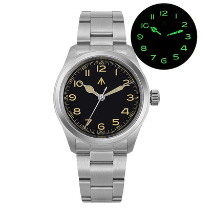 Militado ML08 Vintage Quartz Watch – VH31 Movement, Sapphire Crystal, 10Bar Waterproof, BGW9 Luminous Stainless Steel Men’s Watch