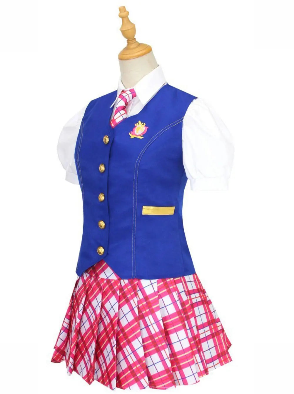 Princess Uniform Costume Set - Elegant College-Style Role-Playing Dress for Girls’ Parties & Cosplay