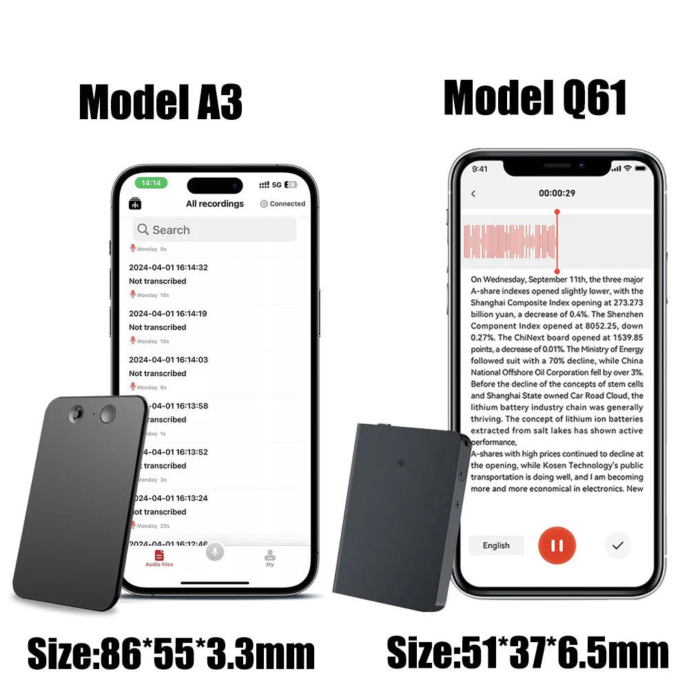 Smart AI ChatGPT-4 Voice Call Recorder — Real-Time Summarize Translator Device with Phone Charging, 8-128GB Storage