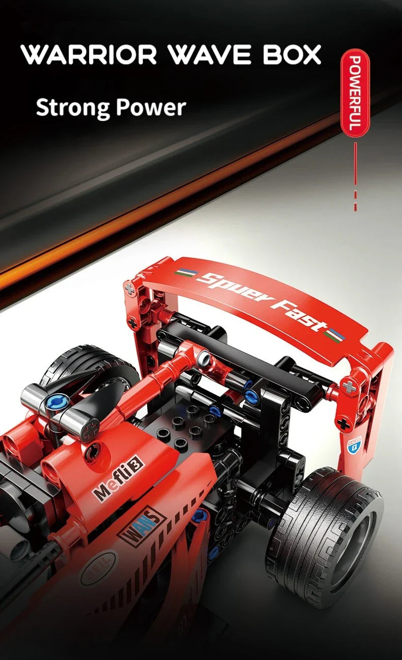 F1 W14 E Technic 1432+ Pcs 1:8 Sports Car Building Blocks – Compatible with 42141, DIY Model, Birthday Gift