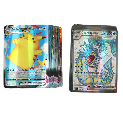 New Holographic Pokémon Cards – Scarlet & Violet 80 VMAX, 20 EX English Trading Cards for Kids & Collectors