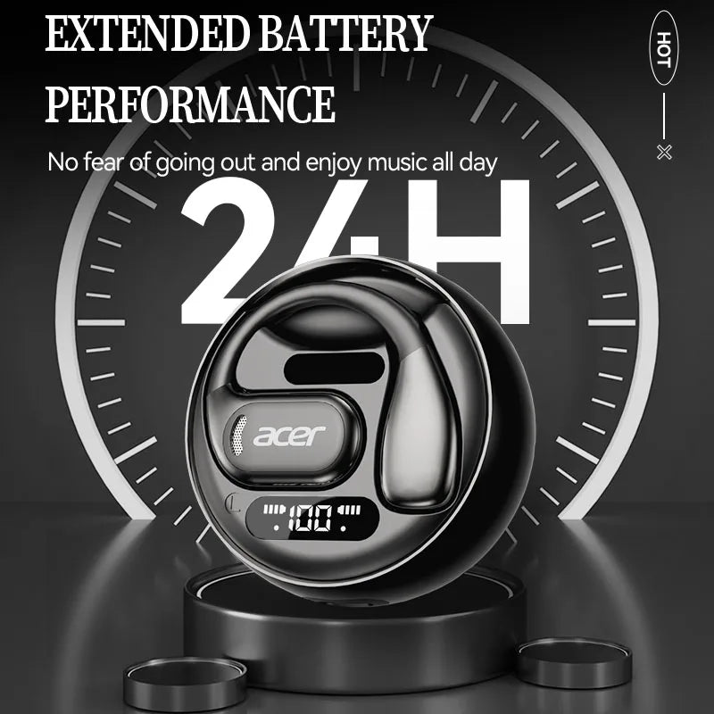 Acer OHR510 Wireless Bluetooth Headphones – Open-Ear Sports Earphones for Running, Fitness, Mobile, Tablet & Laptop Multi-Device Compatibility
