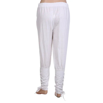 Pirate Cosplay Pants for Men — Renaissance Medieval Gothic Costume Trousers, Plus Size 3XL