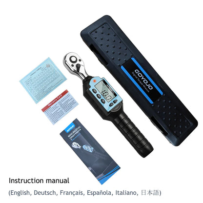 New Digital Preset Torque Wrench | 1/2", 3/8", 1/4" Bidirectional Ratchet for Professional Bicycle Repair