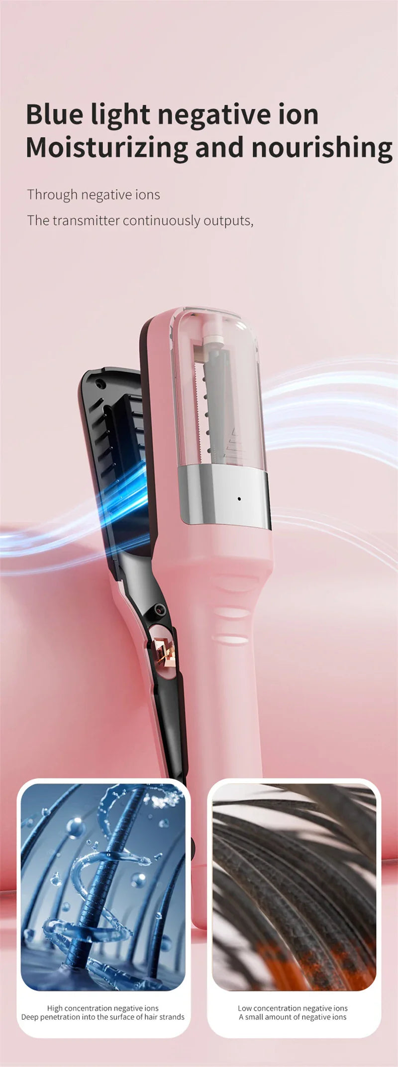 Professional Cordless Hair Ends Trimmer – Automatic Split Remover for Dry, Damaged, Brittle Hair in Women