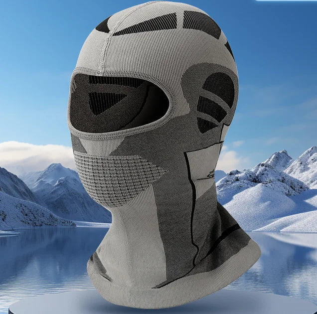 Unisex Cold-Proof Thermal Scarf & Balaclava Full Face Mask Winter Ski Hat with Neck Cover